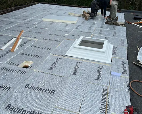 Plat dak isolatie Drenthe